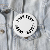 Machen Sie es Ihr Eigenes Rund 4 Zoll Button (Beispiel)