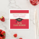 MACHEN SIE ES IHRE Custom Class Wiedersehen Party Serviette (Beispiel)