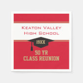 MACHEN SIE ES IHRE Custom Class Wiedersehen Party Serviette (Vorderseite)