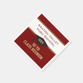 MACHEN SIE ES IHRE Custom Class Wiedersehen Party  Serviette (Ecke)