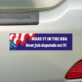 MACHEN SIE ES IN DEN USA AMERIKANISCHE FLAG AUTOAUFKLEBER (Auf Auto)