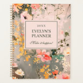 Machen Sie es in Florals Planer (Vorderseite)