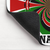 Machen Sie es kenyan farbigen Flag Pattern Farben Mousepad (Ecke)