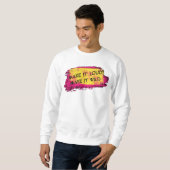 Machen Sie es laut machen Sie es wild Men Basic Sw Sweatshirt (Vorne ganz)