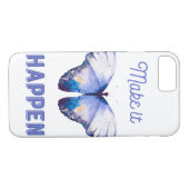 Machen Sie es mit Blue Butterfly, iPone Case 7 (Rückseite (Horizontal))
