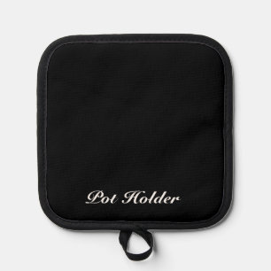 Machen Sie es mit einem benutzerdefinierten Textop Topflappen