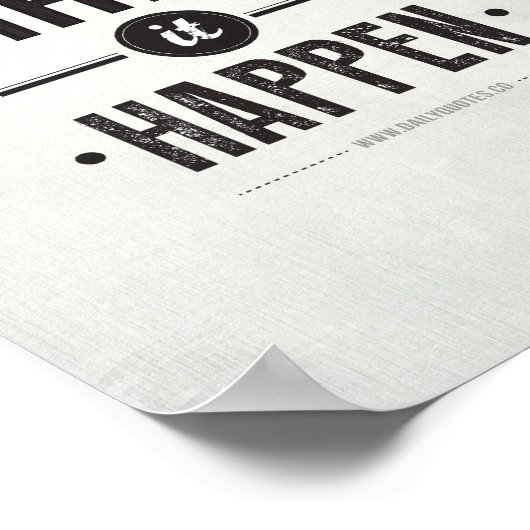 Machen Sie es möglich - 8"x10" Kunstdrucken Poster (Ecke)