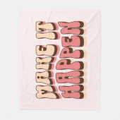 Machen Sie es möglich Fleecedecke (Vorderseite)