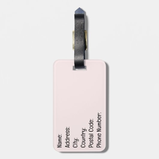 Machen Sie es möglich Gepäckanhänger (Rückseite vertikal)