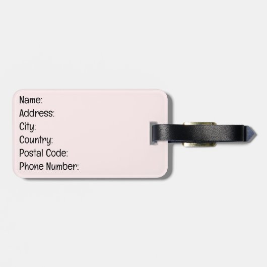 Machen Sie es möglich Gepäckanhänger (Rückseite horizontal)