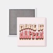 Machen Sie es möglich Magnet (Vorderseite/Rückseite)