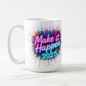 MACHEN SIE ES PASSIEREN IN NEON SCRIPT KAFFEETASSE (Links)