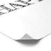 Machen Sie es passieren Minimalistisch Poster (Ecke)