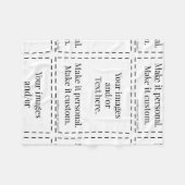 Machen Sie es persönlich. Fleecedecke (Vorderseite (Horizontal))