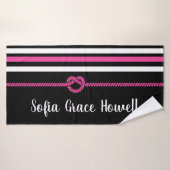 MACHEN SIE ES PERSÖNLICH! Handtuch für die Badehan Badehandtuch (Badehandtuch)