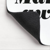 Machen Sie es schrecklich Mousepad (Ecke)