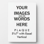 Machen Sie es selbst - 12x18 mit Easel Fotoplatte (Vorderseite)