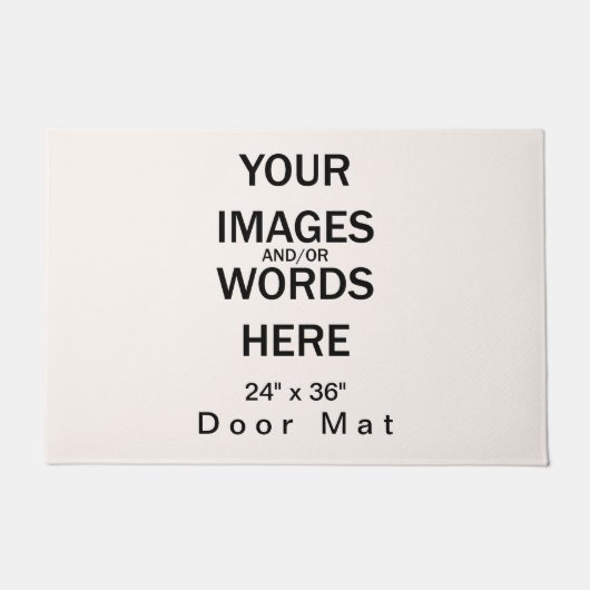 Machen Sie es selbst - Door Mat 24" x 36" Fußmatte (Vorderseite)