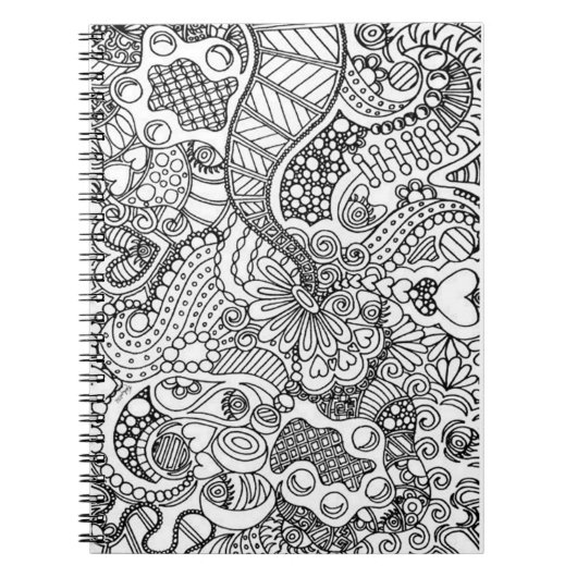 Machen Sie es selbst färben Seite Notizblock (Vorderseite)