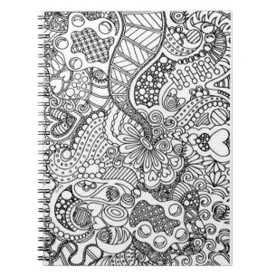 Machen Sie es selbst Farbseite Notizblock