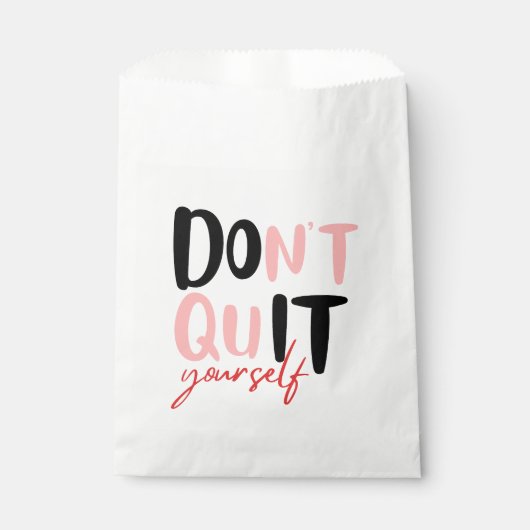 Machen Sie es selbst Geschenktütchen (Vorderseite)