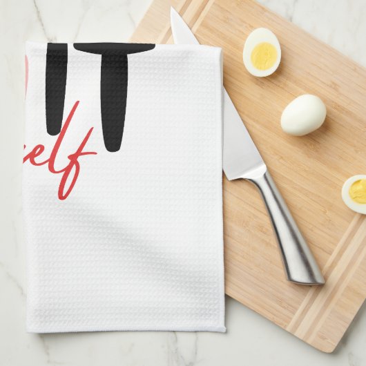 Machen Sie es selbst Geschirrtuch (Viertel Falte)