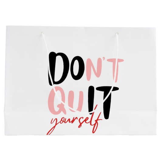 Machen Sie es selbst Große Geschenktüte (Rückseite)
