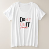 Machen Sie es selbst Große Größe T-Shirt (Design vorne)