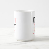 Machen Sie es selbst Kaffeetasse (Mittel)