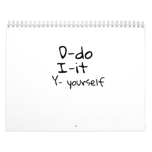 Machen Sie es selbst Kalender (Titelbild)