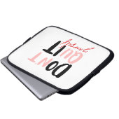 Machen Sie es selbst Laptopschutzhülle (Vorne Knopf)