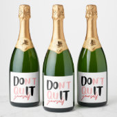 Machen Sie es selbst Schaumweinetikett (Flaschen)