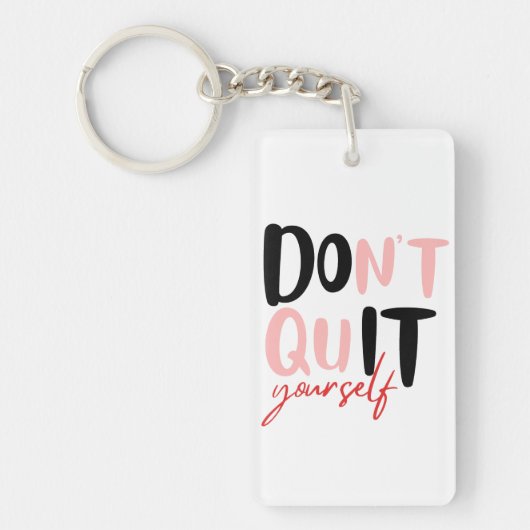 Machen Sie es selbst Schlüsselanhänger (Vorderseite)