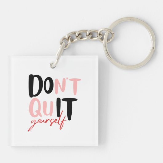 Machen Sie es selbst Schlüsselanhänger (Rückseite)