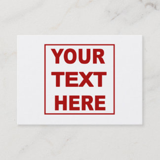 Machen Sie es sich kundenspezifische Visitenkarten Visitenkarte