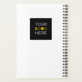Machen Sie es sich selbst Logo Template Notebook-P Planer (Rückseite)