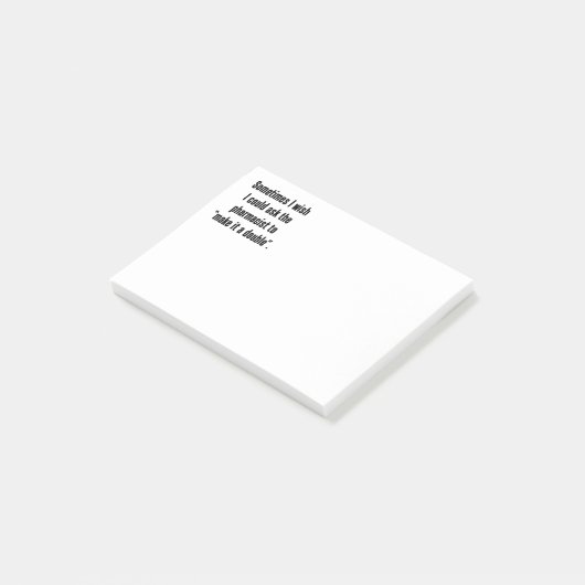 Machen Sie es zu einem Doppel Post-it Klebezettel (angewinkelt)