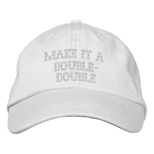 Machen Sie es zu einer doppelt bestickten Mütze Bestickte Baseballkappe