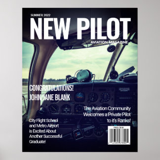 Machen Sie es zu Ihrem eigenen Magazine Cover Post Poster