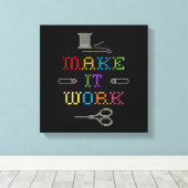 Machen Sie es zum Laufen Leinwanddruck (Insitu (Holzboden))