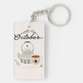 Machen Sie es zum Oktober Schlüsselanhänger (Rückseite)