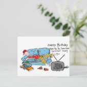 Machen Sie etwas Anderes Geburtstag Postkarte (Stehend Vorderseite)