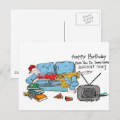 Machen Sie etwas Anderes Geburtstag Postkarte (Vorne/Hinten)