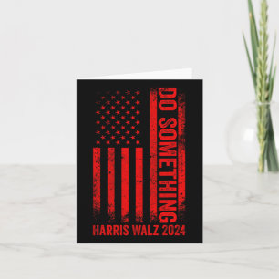 Machen Sie etwas Kamala Harris Waltz 2024 Red Usa Karte