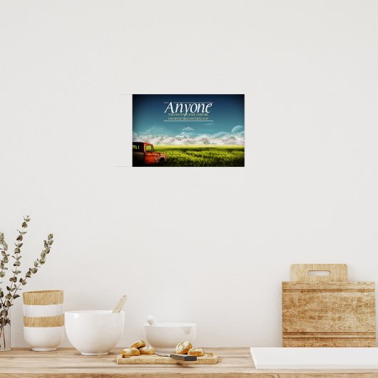 "Machen Sie Fehler" Inspiration Zitat Poster (Küche)