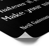 Machen Sie Fehler Poster (Ecke)