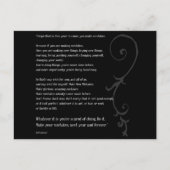 Machen Sie Fehler Postkarte (Vorderseite)