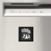 Machen Sie Fisch wieder billig! Funny Resist Pengu Magnet (In Situ (Geschirrspüler))