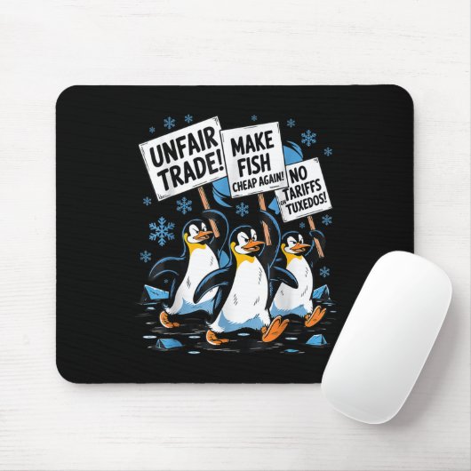 Machen Sie Fisch wieder billig! Funny Resist Pengu Mousepad (Mit Mouse)
