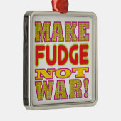 Machen Sie Fudge Silbernes Ornament (Rechts)